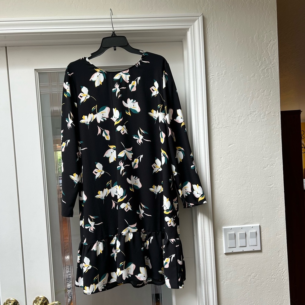 Halogen floral midi dress